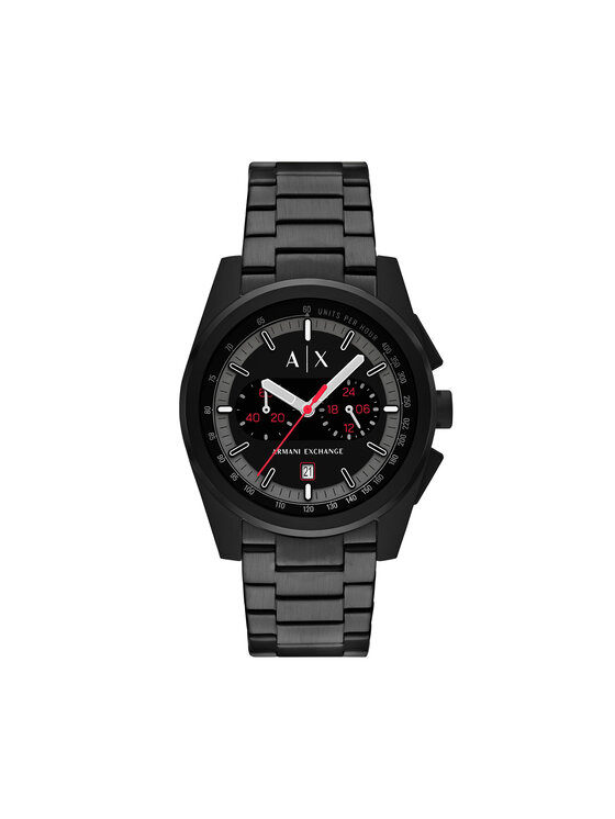 Armani Exchange Armani Exchange Ročna ura Parker Chronograph AX2864 Črna