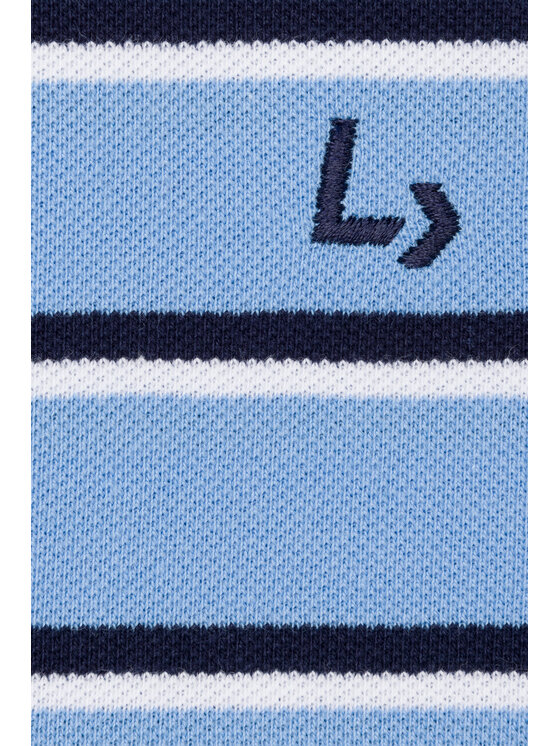 Lancerto Lancerto Polo Logan PO073123000023 Niebieski Regular Fit