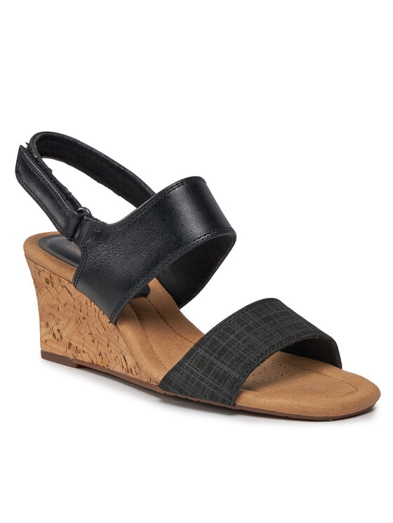 Clarks Clarks Sandales Kyarra Faye 26171237 Melns