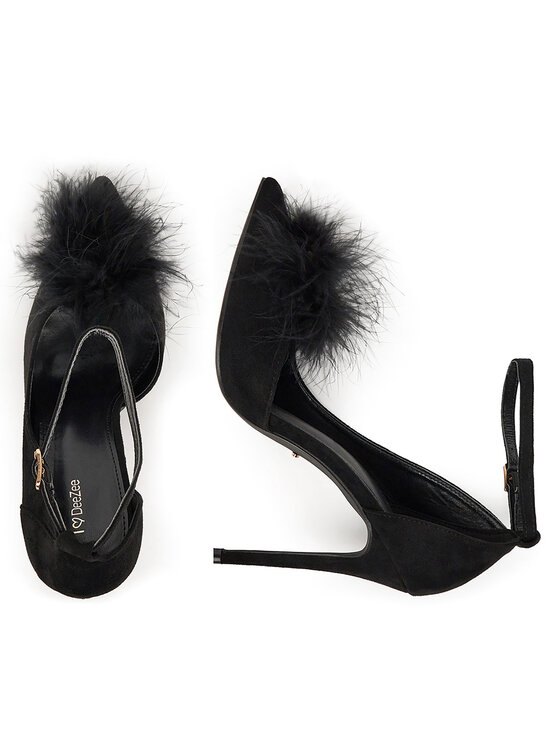 DeeZee DeeZee Pantofi cu toc subțire HT92831-126 Negru