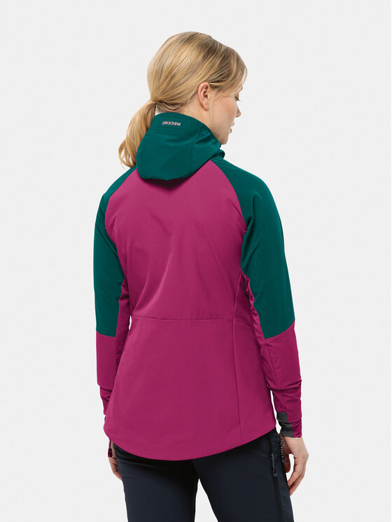 Jack Wolfskin Jack Wolfskin Μπουφάν Softshell Alpspitze Hoody 1307751 Πράσινο Regular Fit