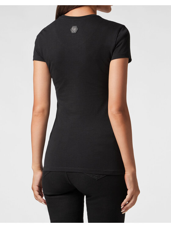PHILIPP PLEIN PHILIPP PLEIN T-Shirt 4719 Różowy Skin Tight Fit