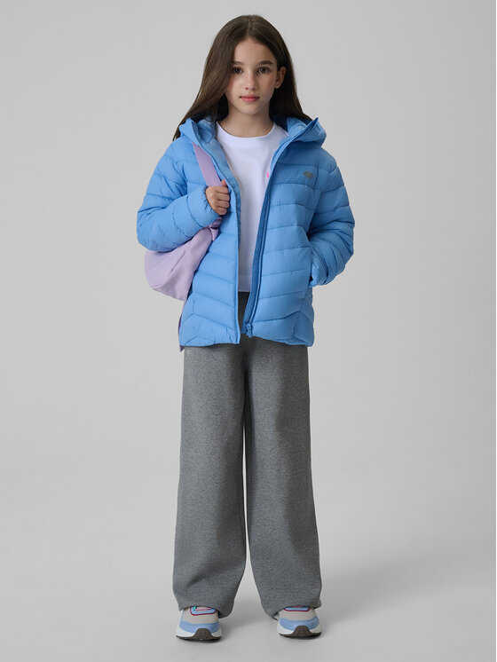 4F 4F Kurtka puchowa OUTERWEAR Niebieski Regular Fit