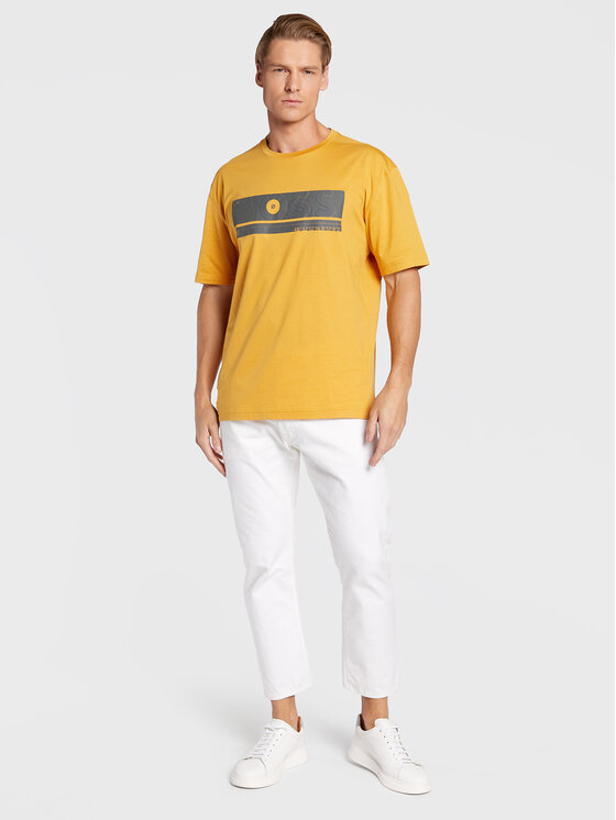 T-shirt Tee 3 50472561 Giallo Relaxed Fit