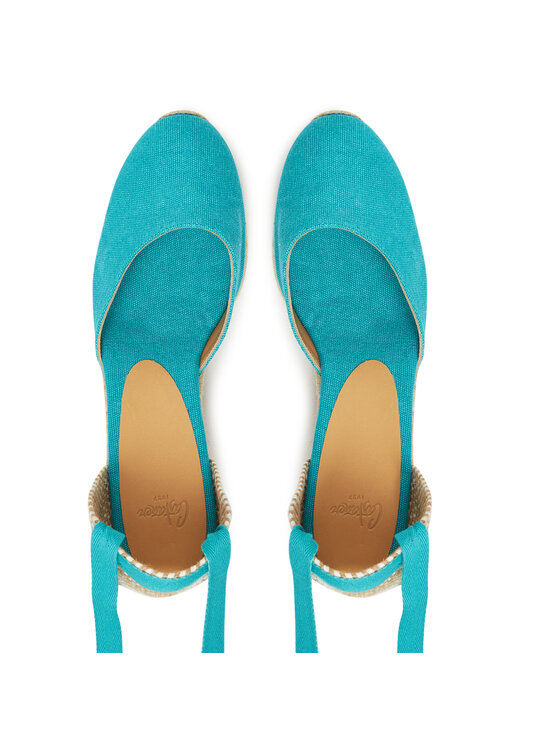 Castañer Castañer Espadrilky Carina/6/002 021644 Tyrkysová