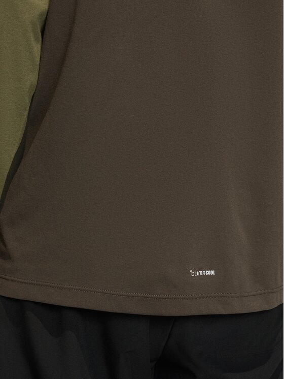 adidas adidas Koszulka techniczna 143621 Zielony Regular Fit