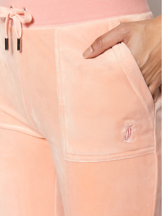 Juicy Couture Juicy Couture Spodnie dresowe Del Ray JCAP180 Różowy Regular Fit