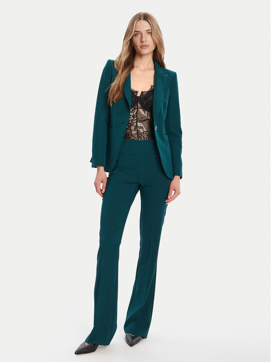 Rinascimento Rinascimento Marynarka CFC0126224003 Zielony Regular Fit