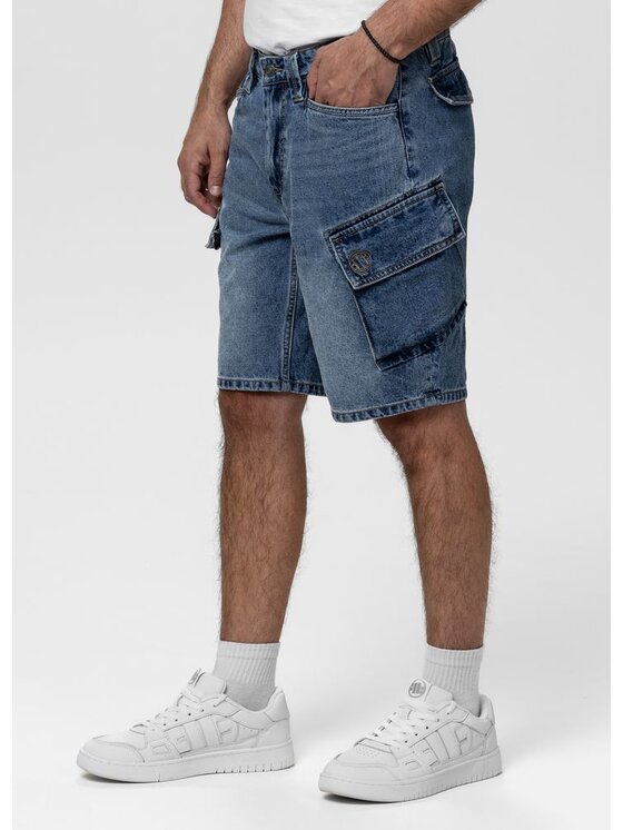 PITBULL PITBULL Szorty jeansowe STRANDWAY Niebieski Regular Fit