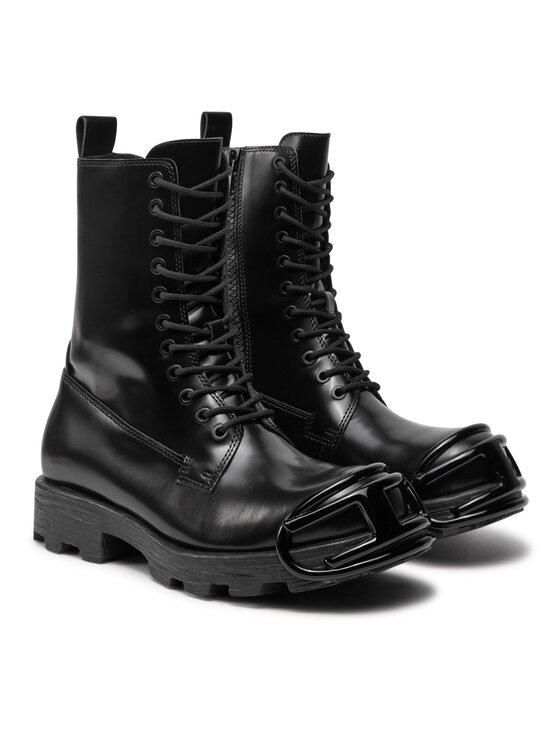 Diesel Diesel Planinarske cipele D-Hammer-Combat Y03455P4471 Crna