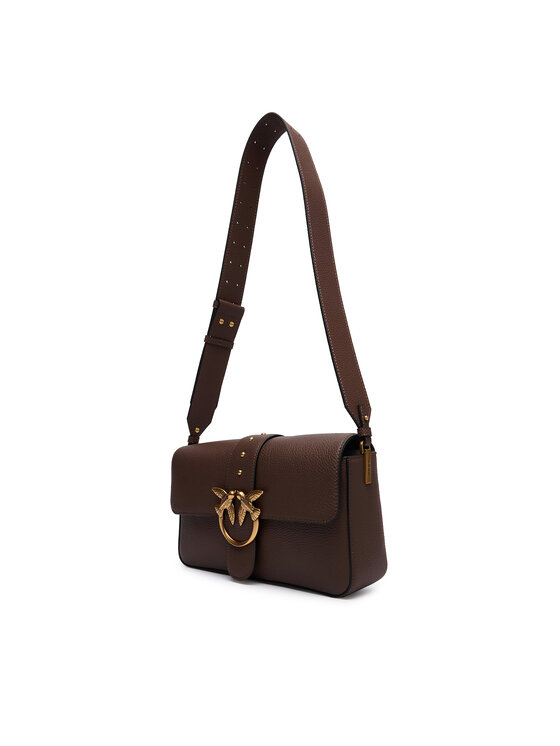 PINKO PINKO Kabelka Love One Classic Slouchy Fl PLTT 104524 A2OX Hnědá
