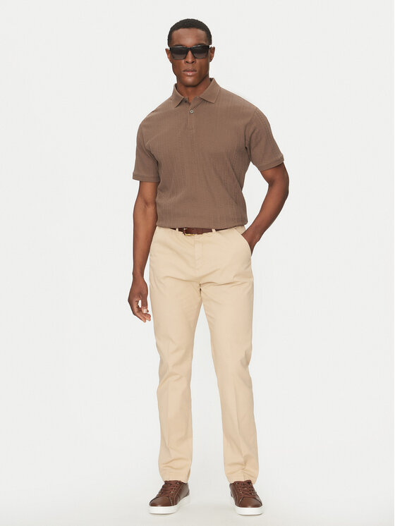 Guess Guess Szövet nadrág M5RB51 WGXW1 Bézs Regular Fit