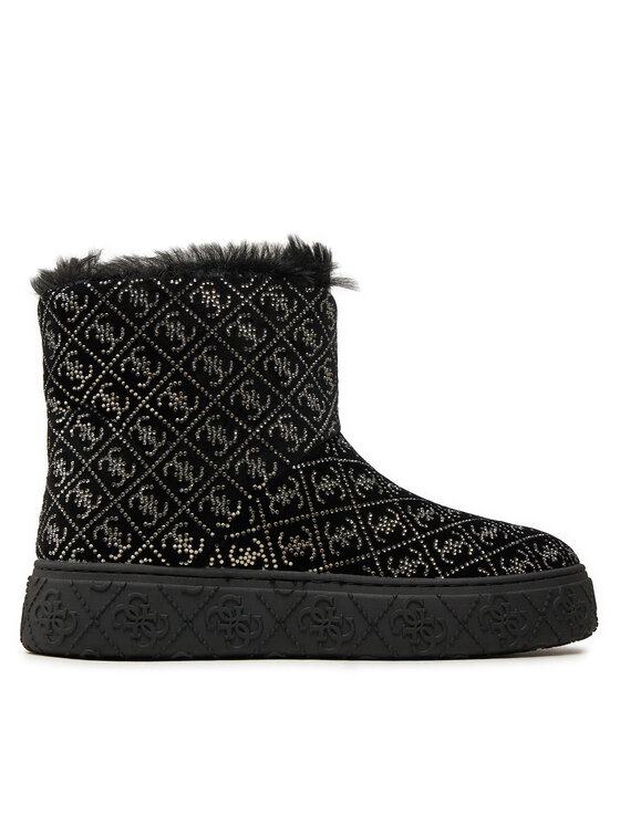 Guess Guess Μπότες Χιονιού Unitie FLFUTI FAM10 Μαύρο