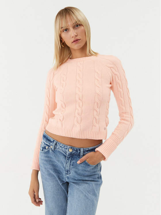 Guess Pulover W3BR40 Z3930 Roz Regular Fit
