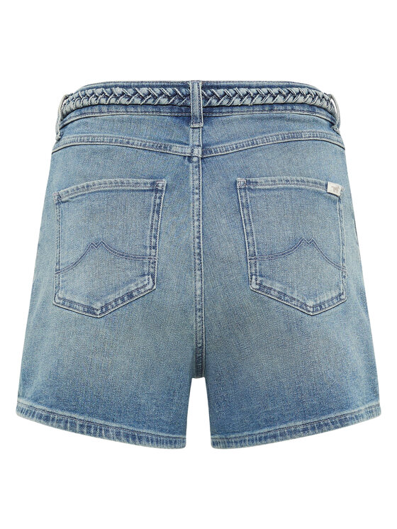 Mustang Mustang Pantaloncini di jeans Purley Shorts Blu Regular Fit