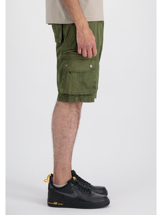 Alpha Industries Alpha Industries Szorty materiałowe AI.136250-142-34 Khaki Regular Fit