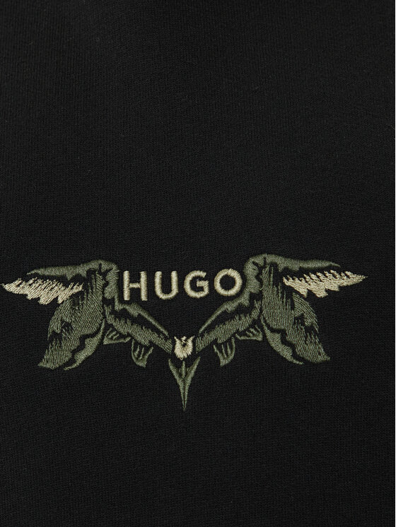 HUGO HUGO Bluza 50542558 Czarny Regular Fit