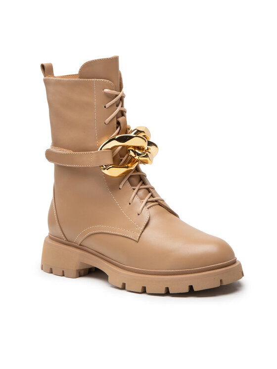 Eva Minge Eva Minge Schnürschuhe EM-44-12-001522 Beige