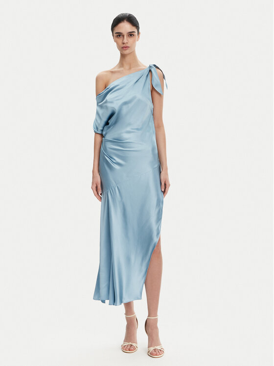 PINKO Abito da cocktail 104986 A2GZ Celeste Regular Fit, taglia : 40