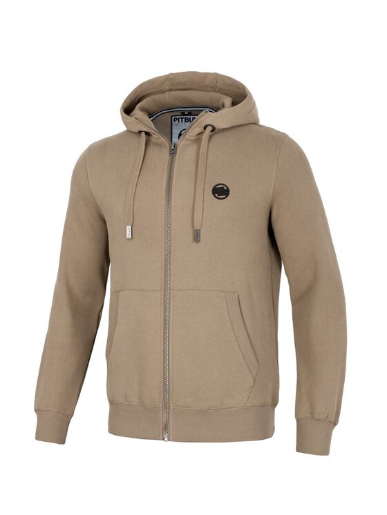 Bluza PITBULL, Rozmiar L, Beżowy, Bluza męska rozpinana z kapturem Small Logo 3XL