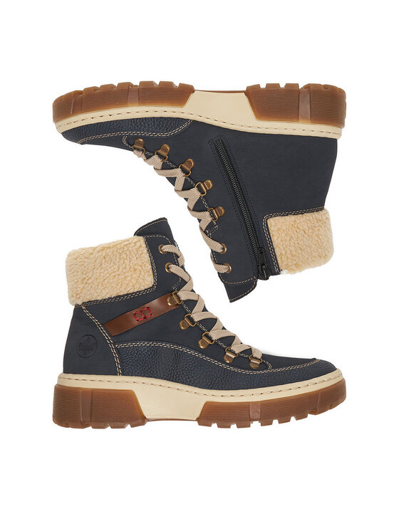 Rieker Rieker Schnürschuhe CEO-X8638-14 Dunkelblau