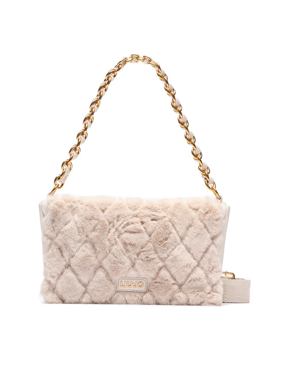Liu Jo Ročna torba Hobo AF3116 E0305 Écru