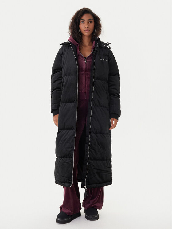 Juicy Couture Juicy Couture Žieminė striukė Century JCOIJ225552 Juoda Relaxed Fit