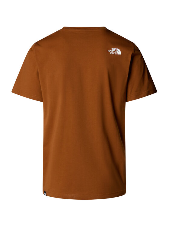 The North Face The North Face T-Shirt Easy NF0A8A6C Orange Regular Fit