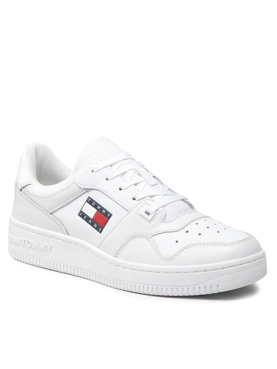 Tommy Jeans Tommy Jeans Αθλητικά Retro Basket EM0EM00955 Λευκό