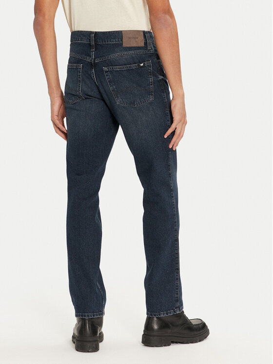 Mustang Mustang Jeans hlače Tramper 1015513 Mornarsko modra Straight Fit