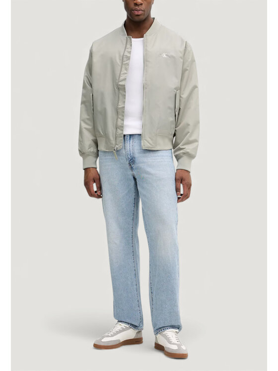 Calvin Klein Jeans Calvin Klein Jeans Μπουφάν πουπουλένιο LS JEANS HERO BOMBER Πράσινο Egg Fit