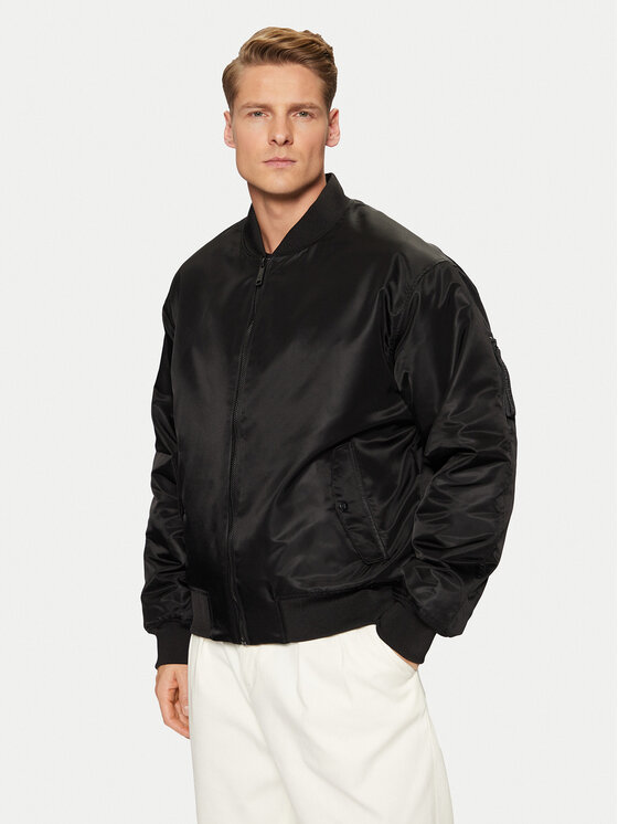 Męska Kurtka bomber Calvin Klein Jeans, Rozmiar XXL, Czarna, 00040EM524