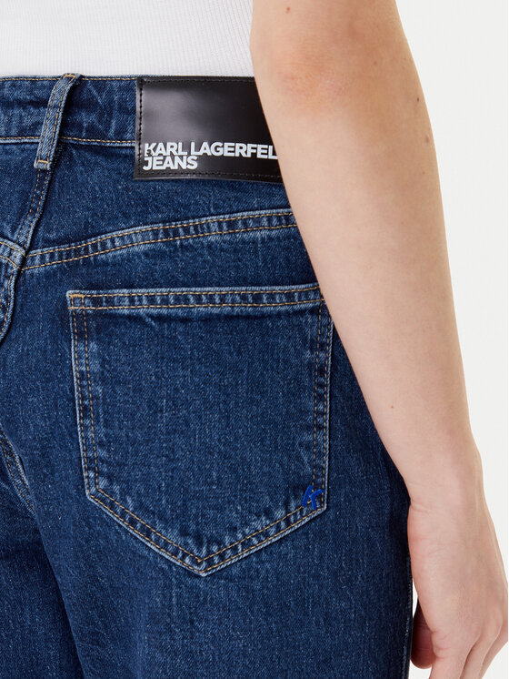 Karl Lagerfeld Jeans Karl Lagerfeld Jeans Blugi A3W10061 Albastru Straight Fit