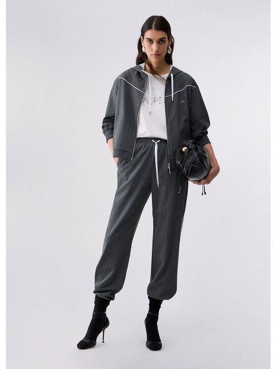 Liu Jo Liu Jo Pantaloni di tessuto TF6149T691AD3031 Grigio Regular Fit