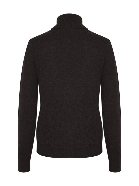Style Republic Style Republic Golf kaszmiru Brązowy ciemny Slim Fit