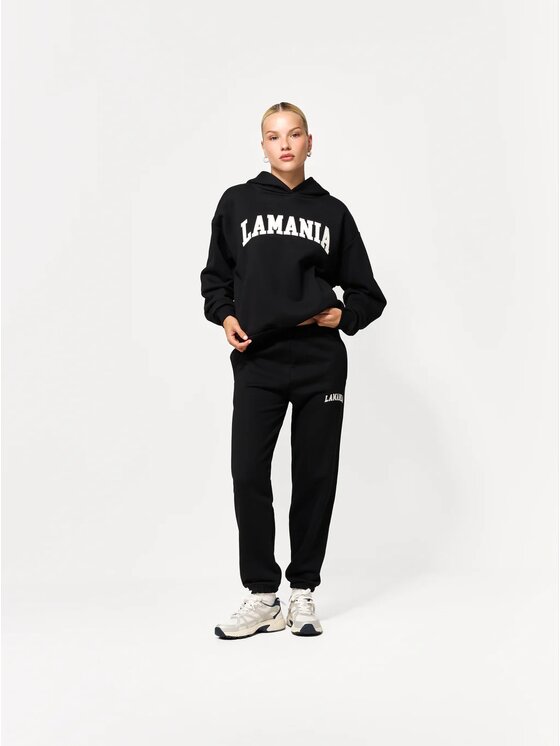 La Mania La Mania Mikina TWIN Čierna Basic Fit