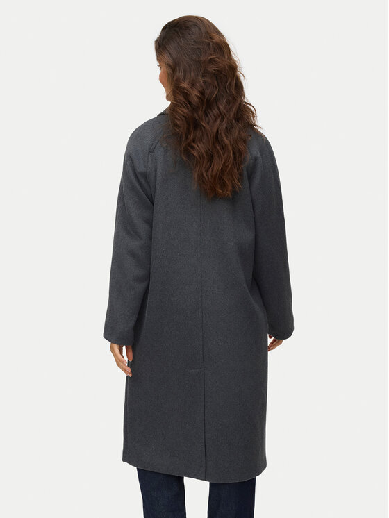 Vero Moda Vero Moda Vlněný kabát Harper 10320446 Šedá Regular Fit