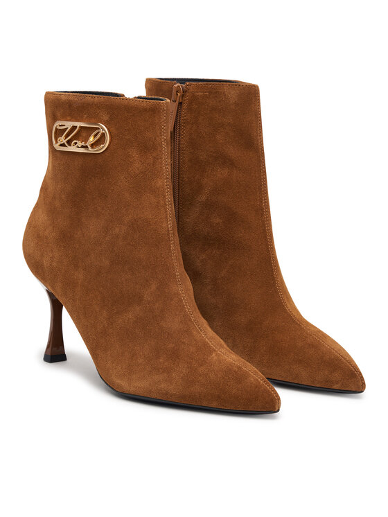 KARL LAGERFELD KARL LAGERFELD Īsie zābaki Sienna KL32747 Brūns