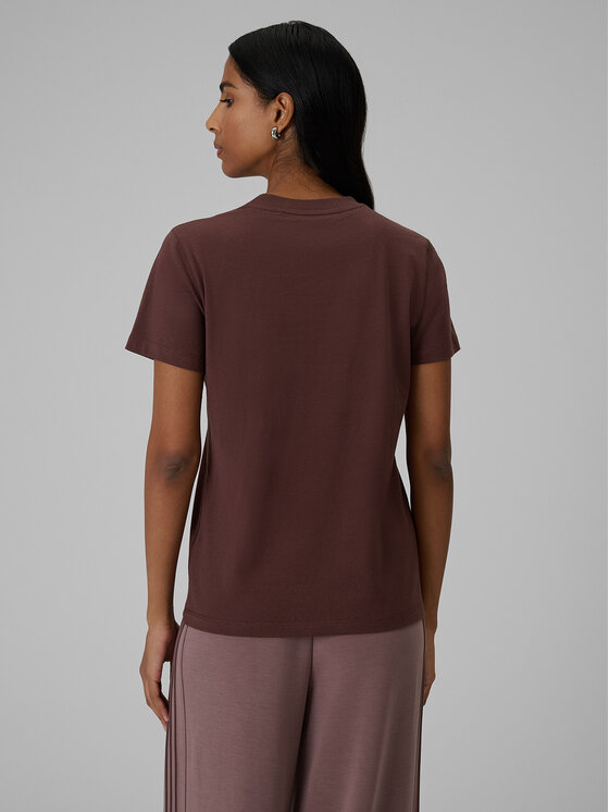 4F 4F T-Shirt SELF LOVE Brązowy ciemny Regular Fit