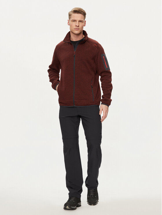 CMP CMP Majica dugih rukava 3H60747N Siva Regular Fit