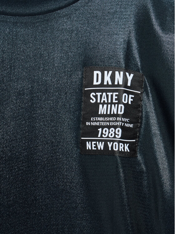 DKNY DKNY Bluzka D35R63 D Czarny Regular Fit