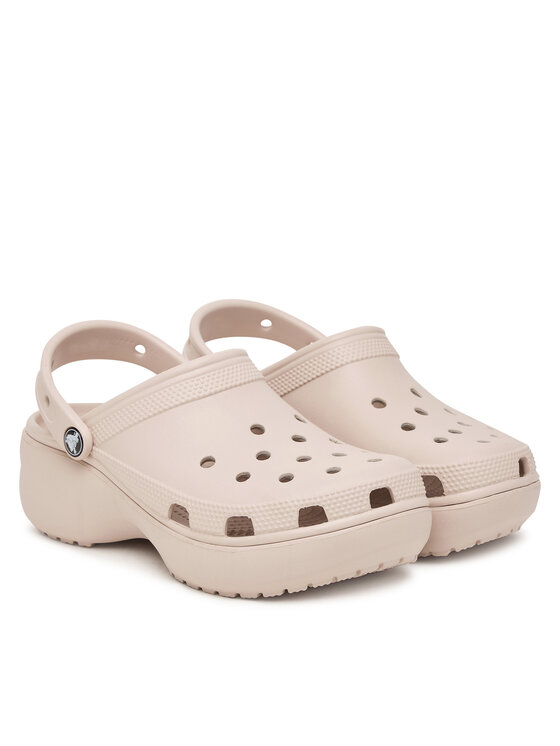 Crocs Crocs Чехли Classic Platform Clog 206750 Бежов