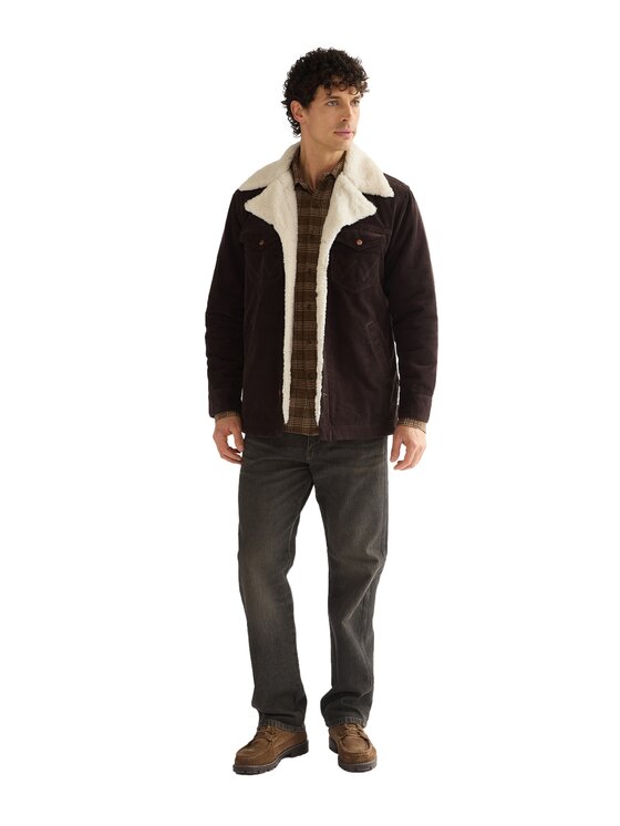 Wrangler Wrangler Kurtka przejściowa 112387067 Brązowy Regular Fit