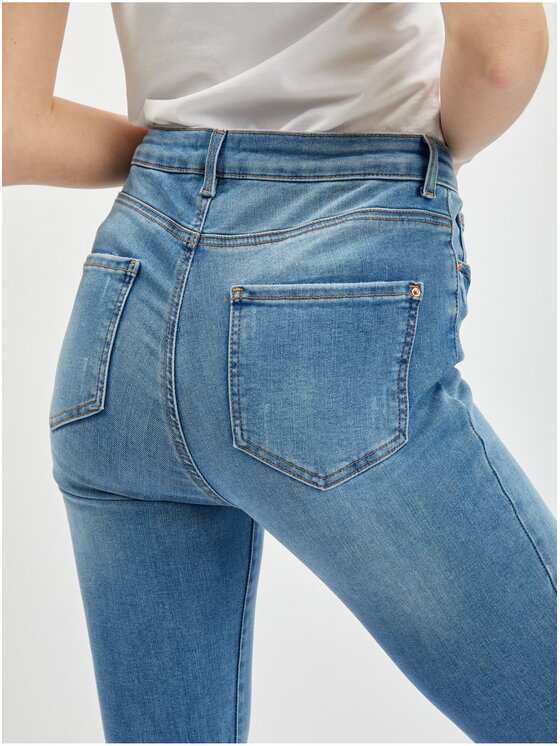 Orsay Orsay Jeansy 311873547000__38 Niebieski Skinny Fit