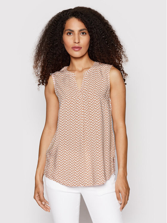 Tom Tailor Bluză 1030639 Bej Regular Fit