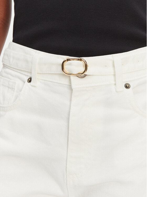 TWINSET TWINSET Τζιν 251TT2210 Λευκό Straight Fit