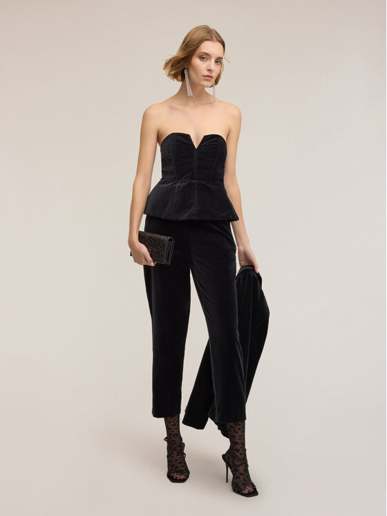 Motivi Motivi Top D003Q000508N033 Nero Slim Fit