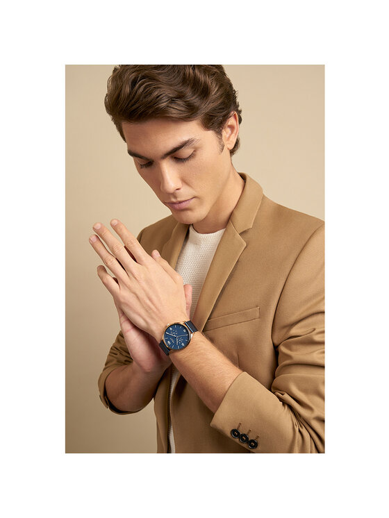 Obaku Obaku Hodinky V249GMVLML Modrá