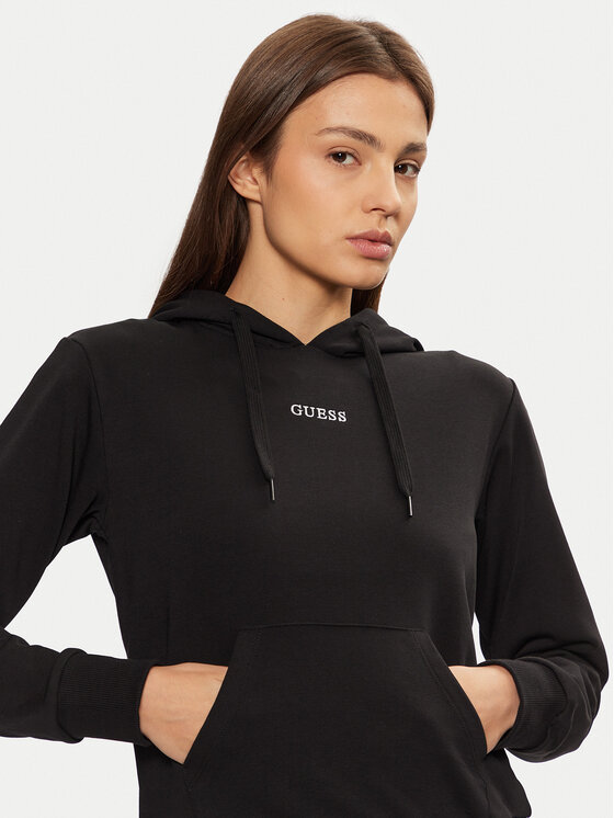 Guess Guess Μπλούζα O5RQ02 KCO31 Μαύρο Regular Fit