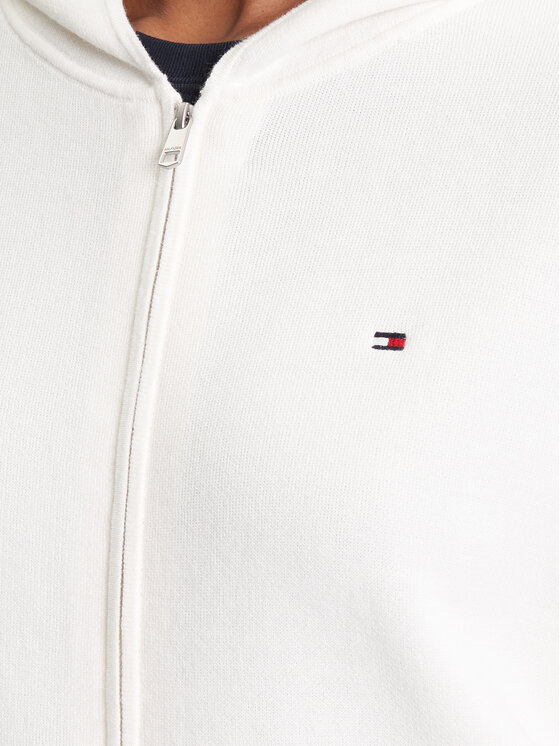 Tommy Hilfiger Tommy Hilfiger Kardigāns WW0WW42018 Écru Regular Fit